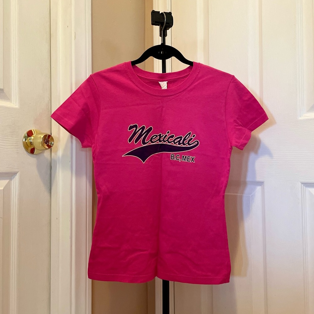 Mexicali, BC, Mexico Pink T-Shirt